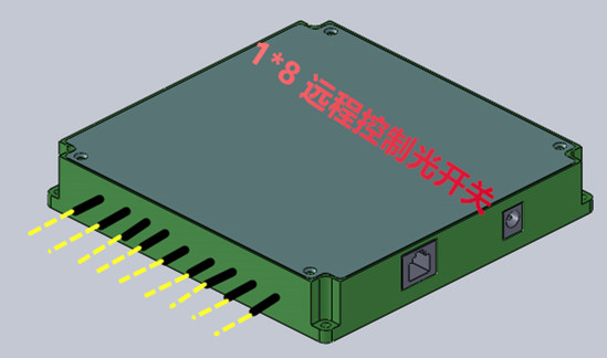 1x8遠(yuǎn)程控制光開(kāi)關(guān)模塊